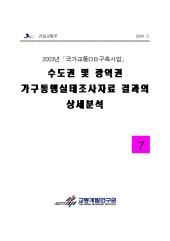 2003년_제07권 수도권 및 광역권 가구통행실태조사자료 결과의 상세분석